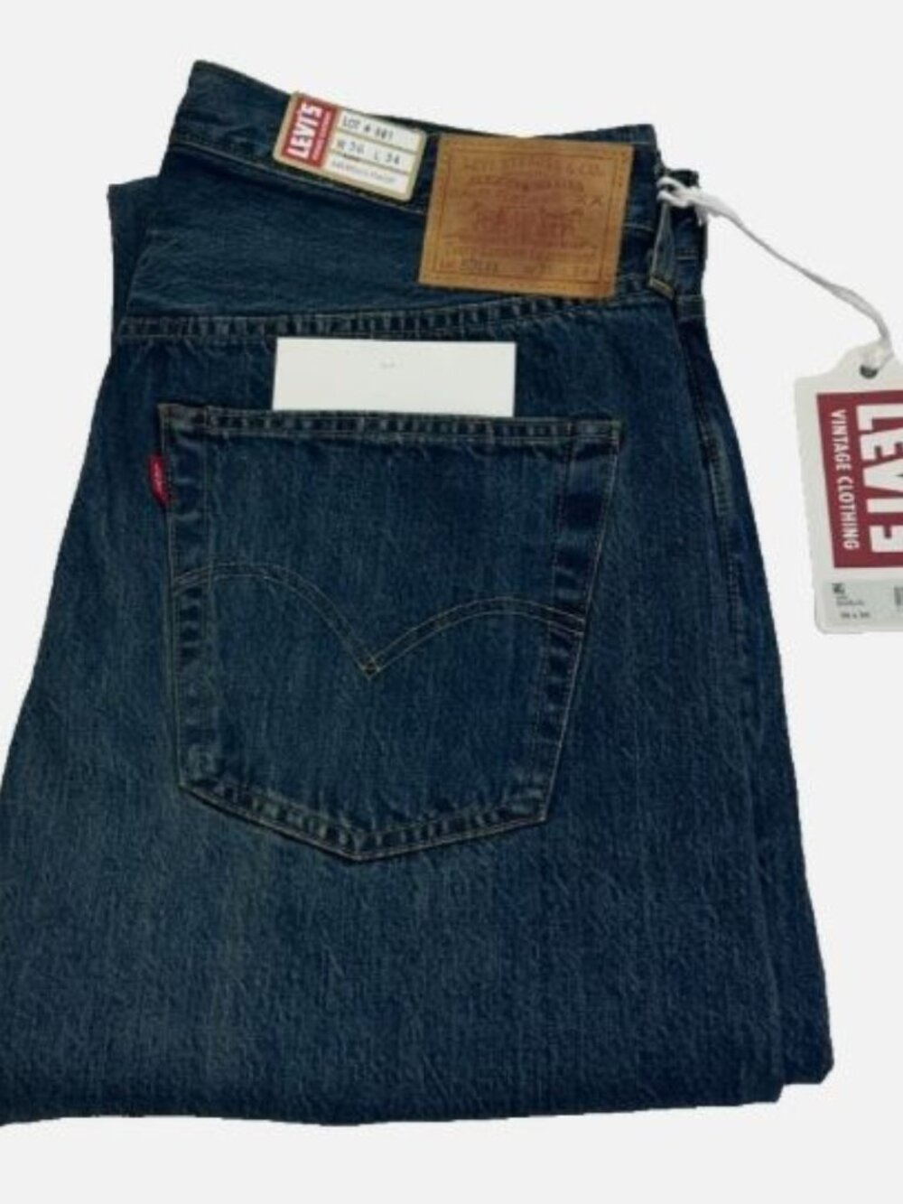 Levi's 501XX 1947 LVC W36 L34 Vintage Clothing Japanese Selvedge Men's Jeans New